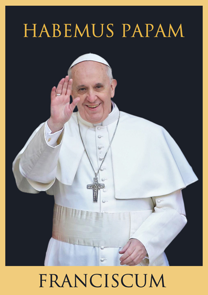 Newly elected Pope Francis, Cardinal Jorge Mario Bergoglio of Argentina leaves after praying at basilica in Rome