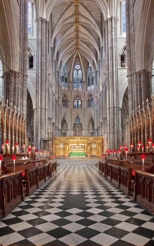 Westminster Abbey. Choir and apse looking east